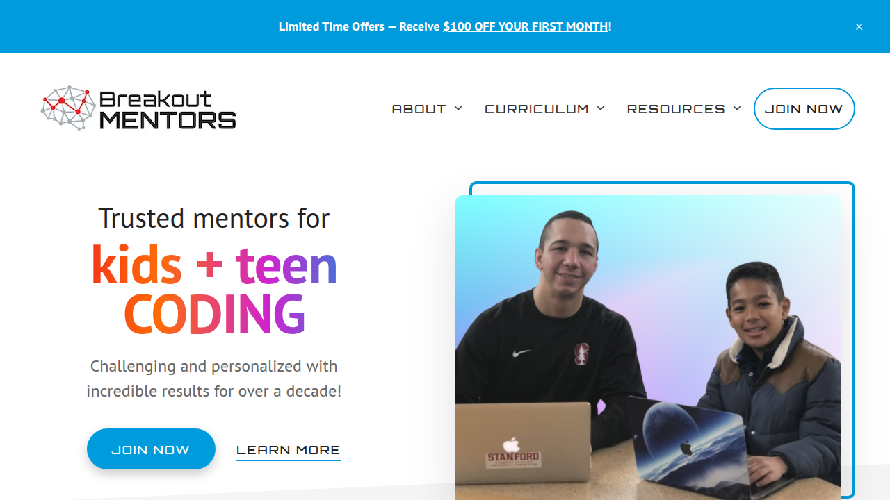Breakout Mentors offers guides and resources for choosing the best coding classes and platforms for children.