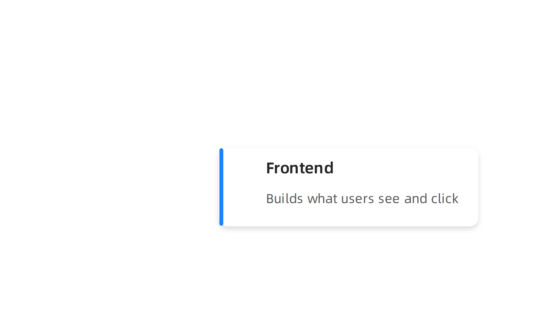 Understand the core differences between frontend, backend, and full-stack development to choose your ideal career path.