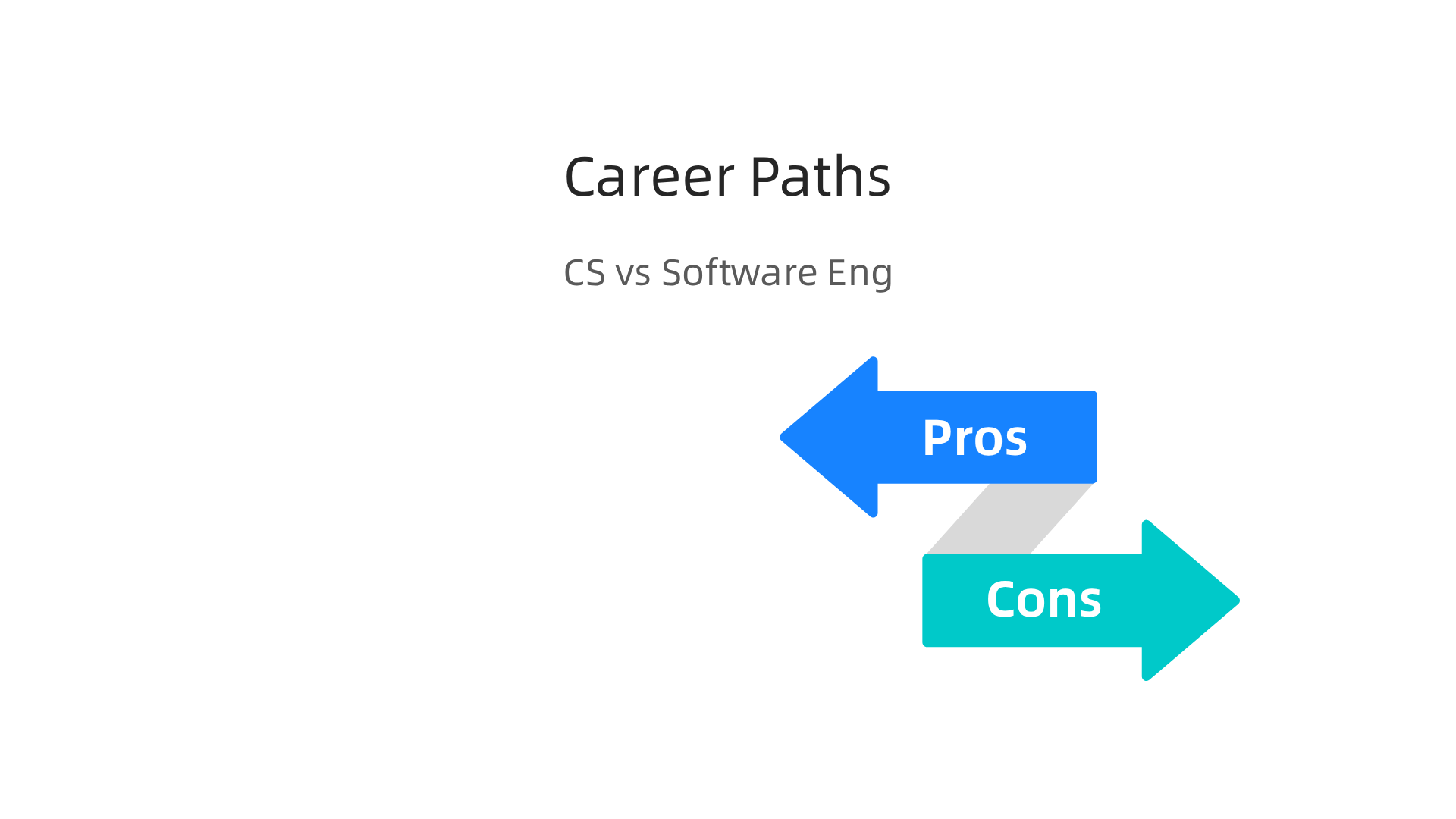 Overview of common career trajectories for graduates with Computer Science and Software Engineering degrees.