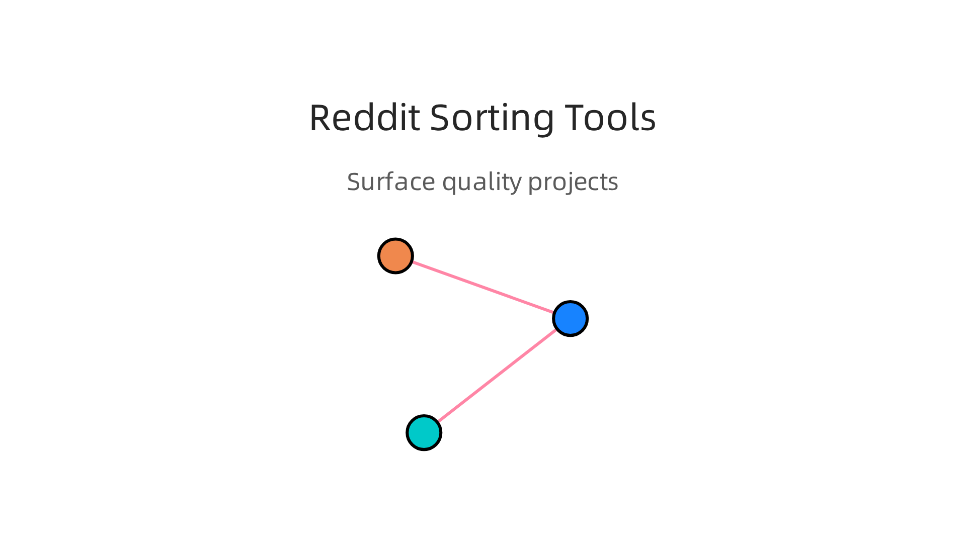 Utilize Reddit's built-in tools like sorting and flairs to effectively find high-quality projects.