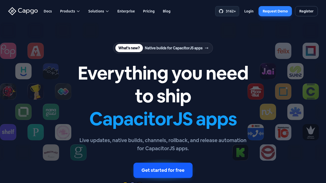 Capgo's platform for monitoring and improving mobile app performance metrics.