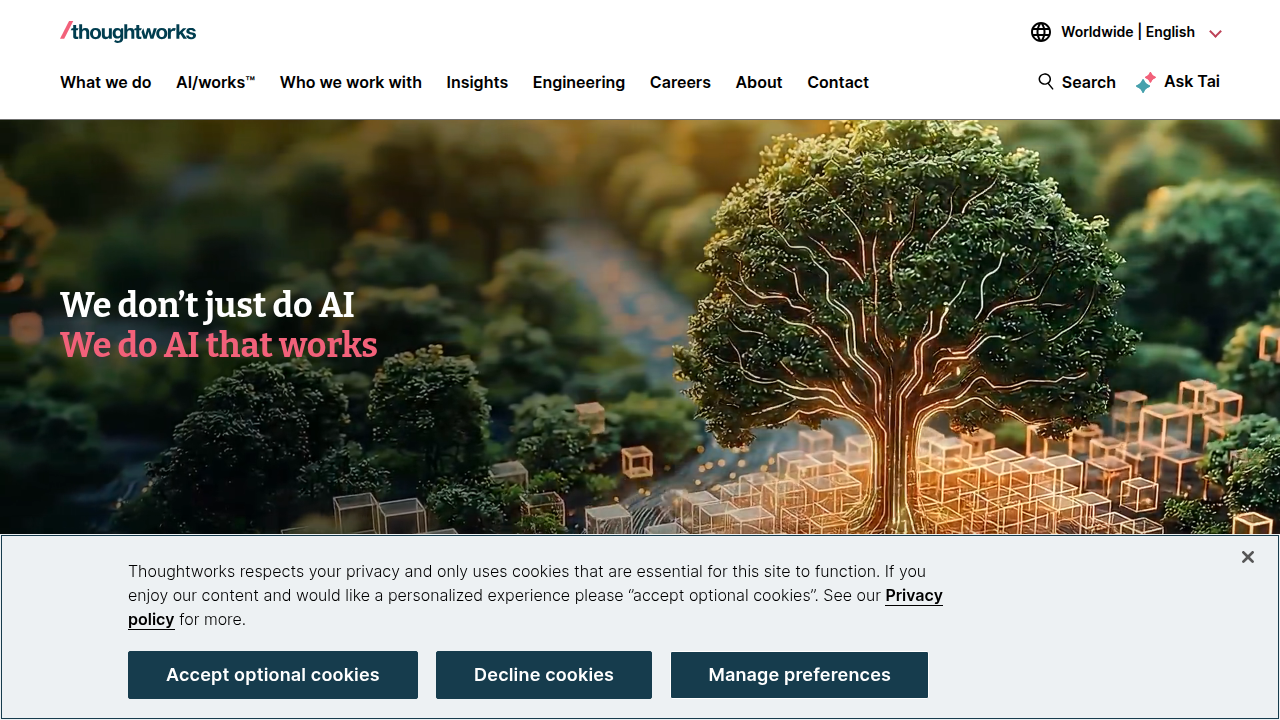 Thoughtworks offers insights and expertise on evolving technology trends and software development practices.