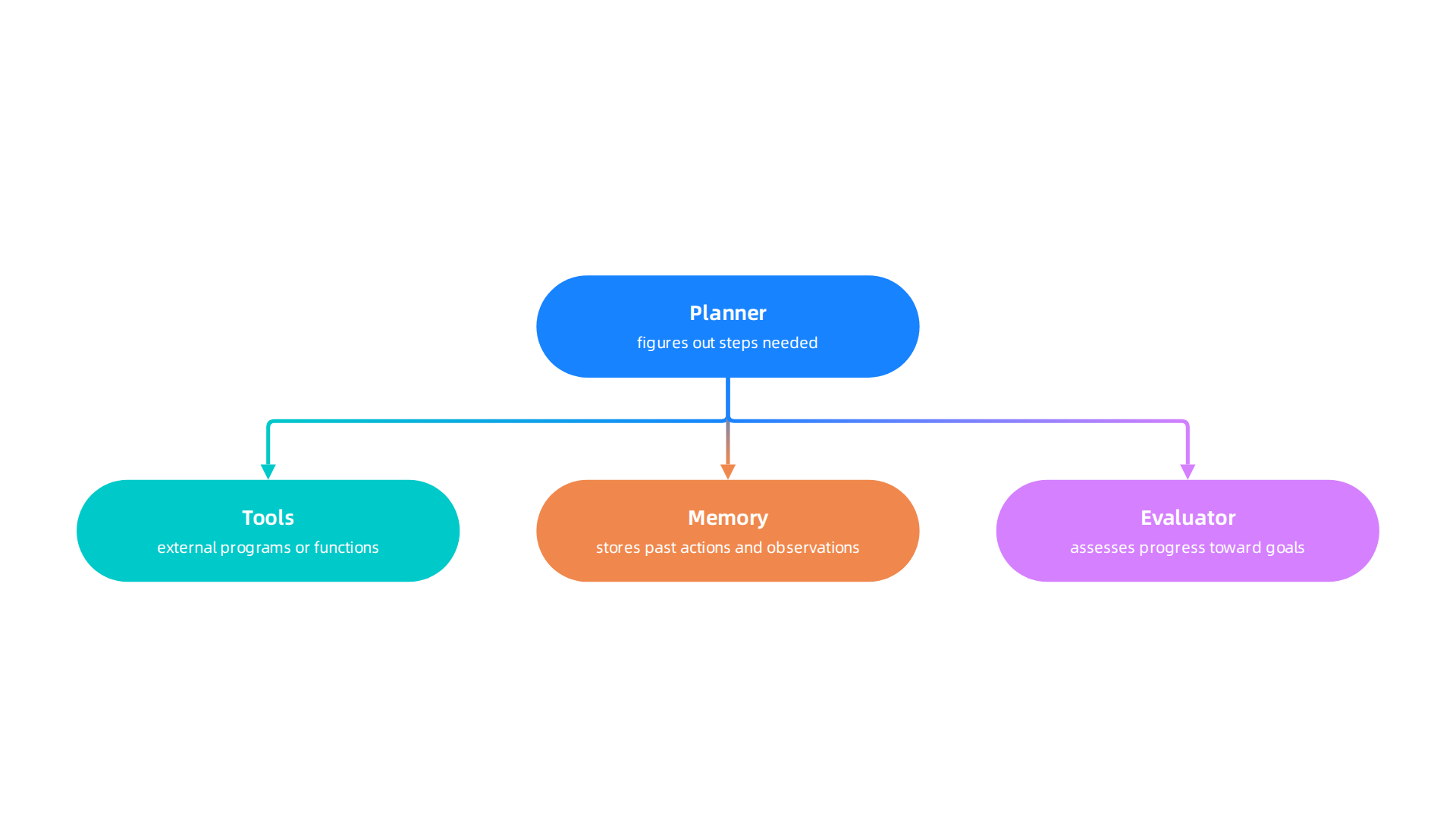 A visual breakdown of the essential components that constitute an Agentic AI system.